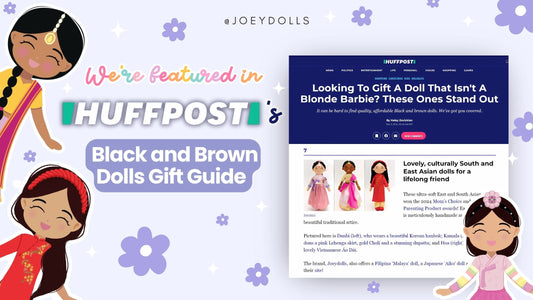 Featured in HuffPost’s Gift Guide for Black and Brown Dolls!