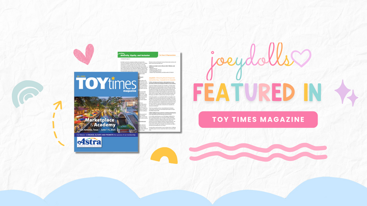Toy Times Magazine: Joeydolls Featured for Diversity in Toys