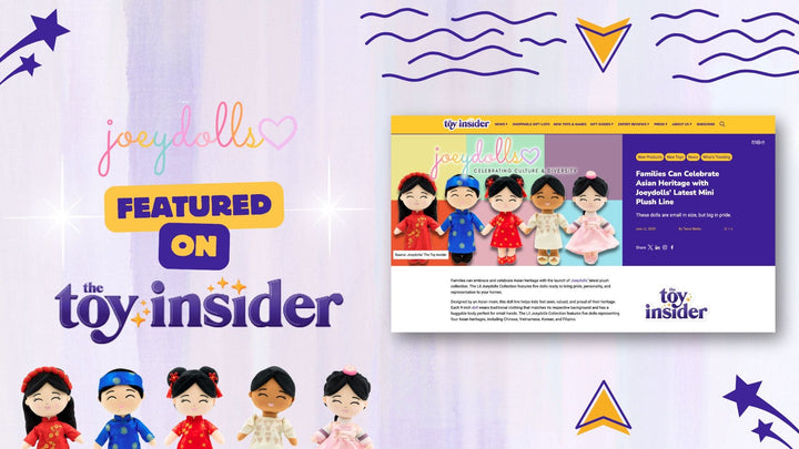 Toy Insider: Families Can Celebrate Asian Heritage with Joeydolls' Latest Mini Plush Line