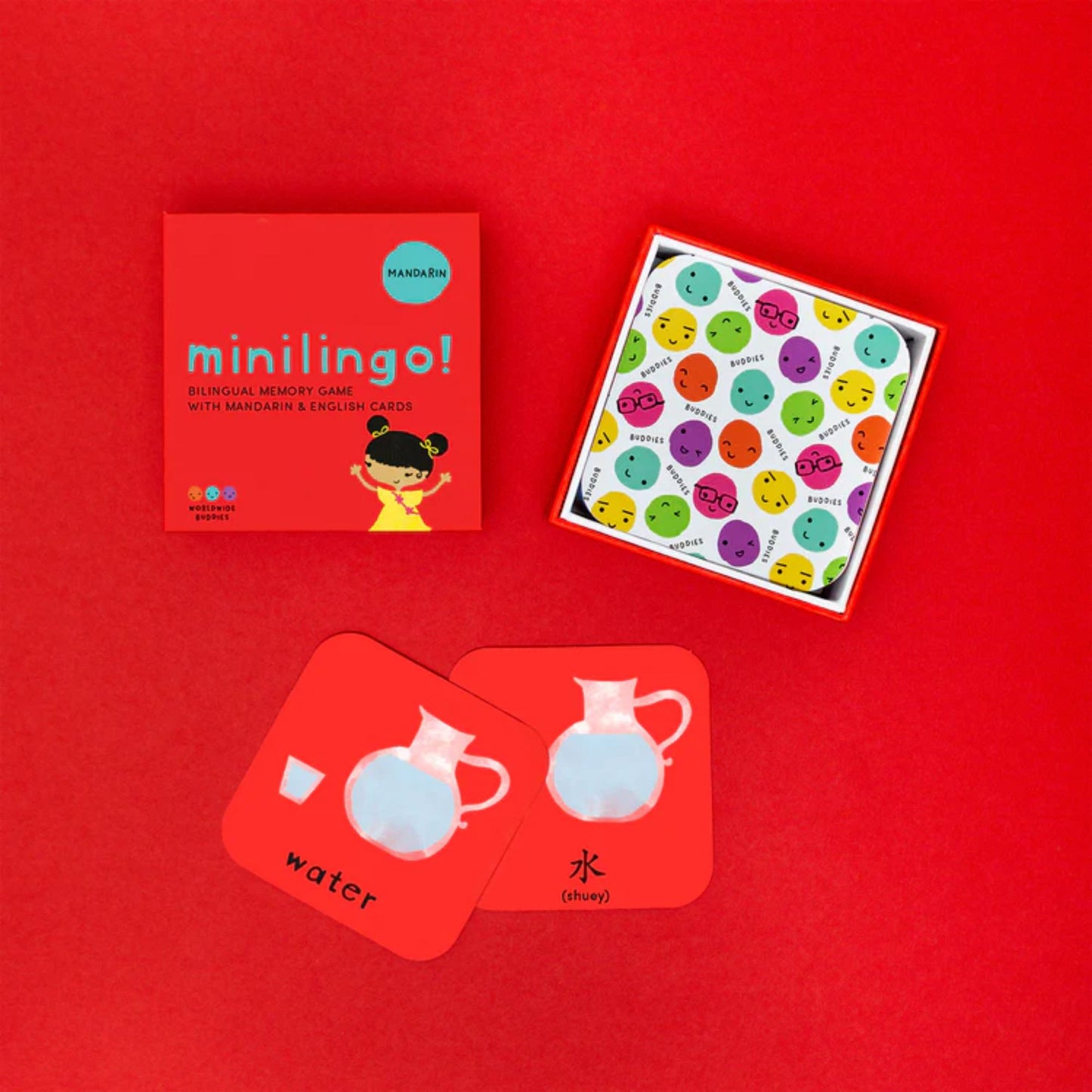 Worldwide Buddies Minilingo, English/Mandarin Flashcards image 1