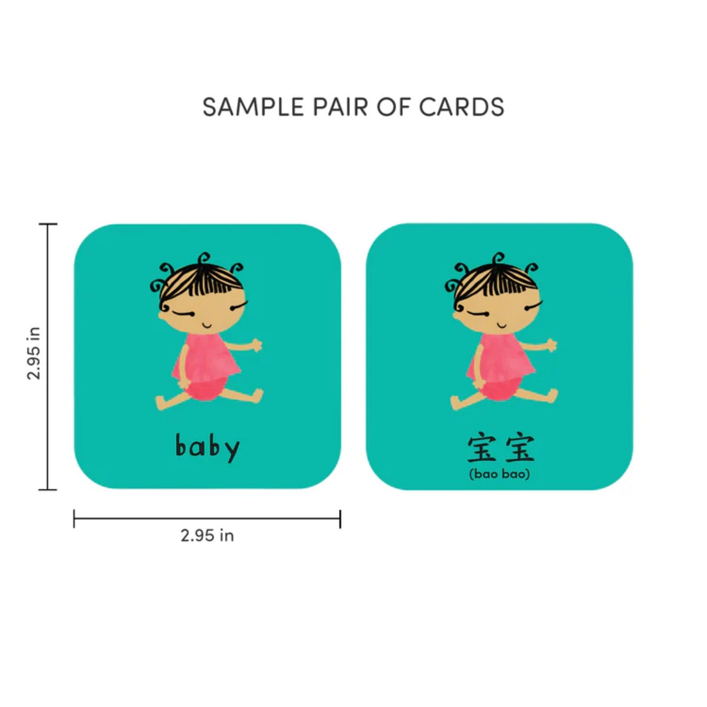 Worldwide Buddies Minilingo, English/Mandarin Flashcards image 3