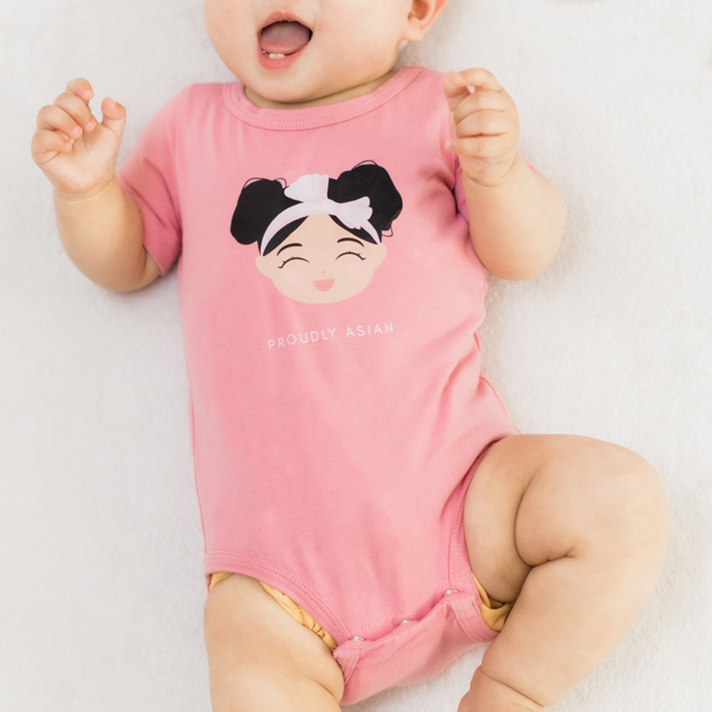 Proudly Asian Baby Onesie - Soft & Comfortable