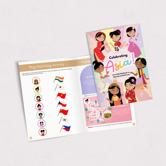 Joeydolls Celebrating Asia Activity Book - Fun & Educational for Kids