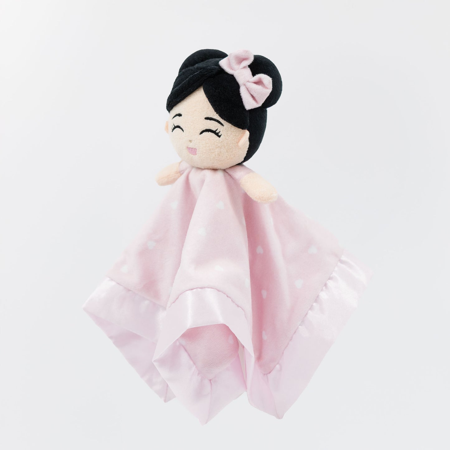 Baby Lovey Jasmine Girl Pink Hearts (Case Pack of 6) - Joeydolls