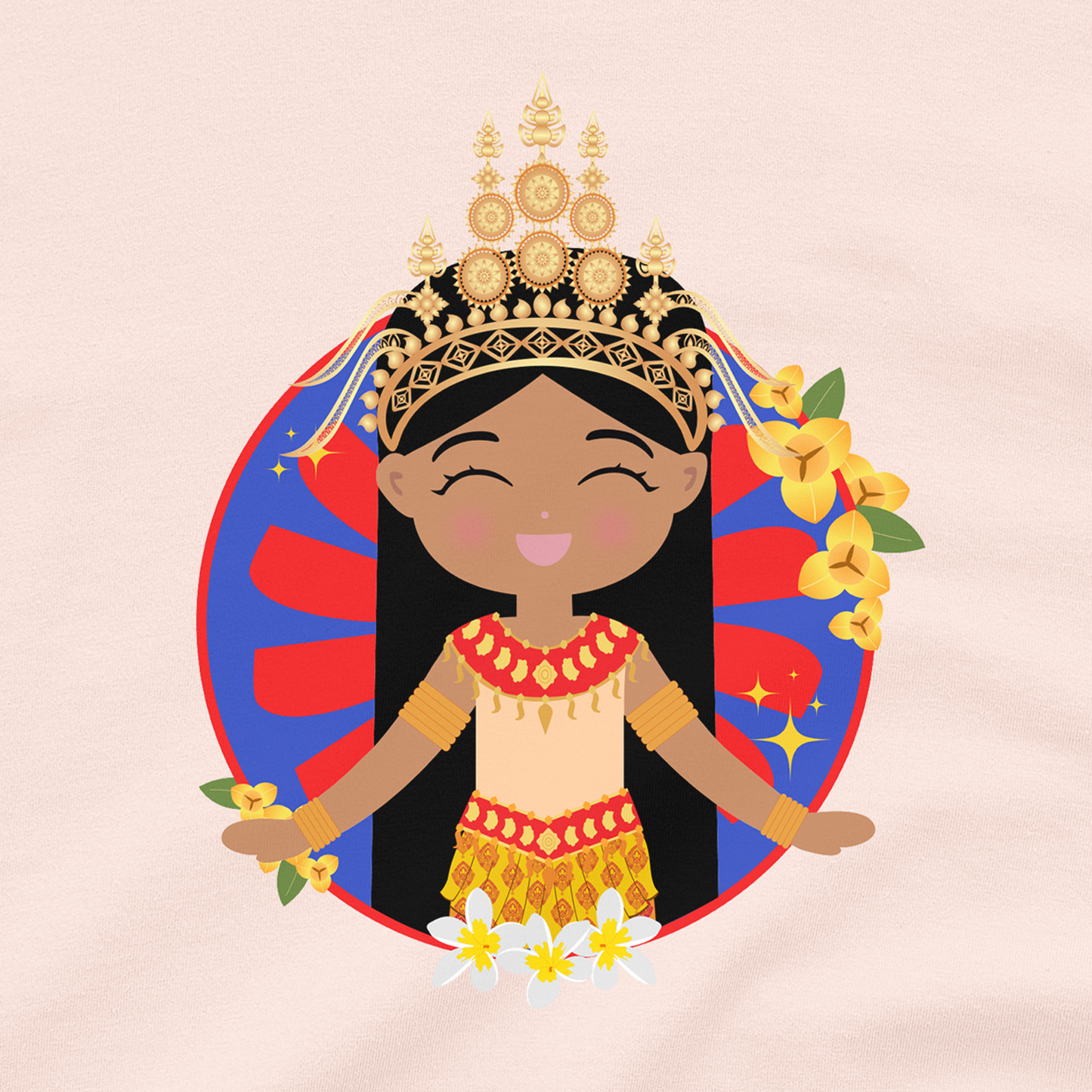 Cambodian Cultural Women's Tee - Celebrate in Style