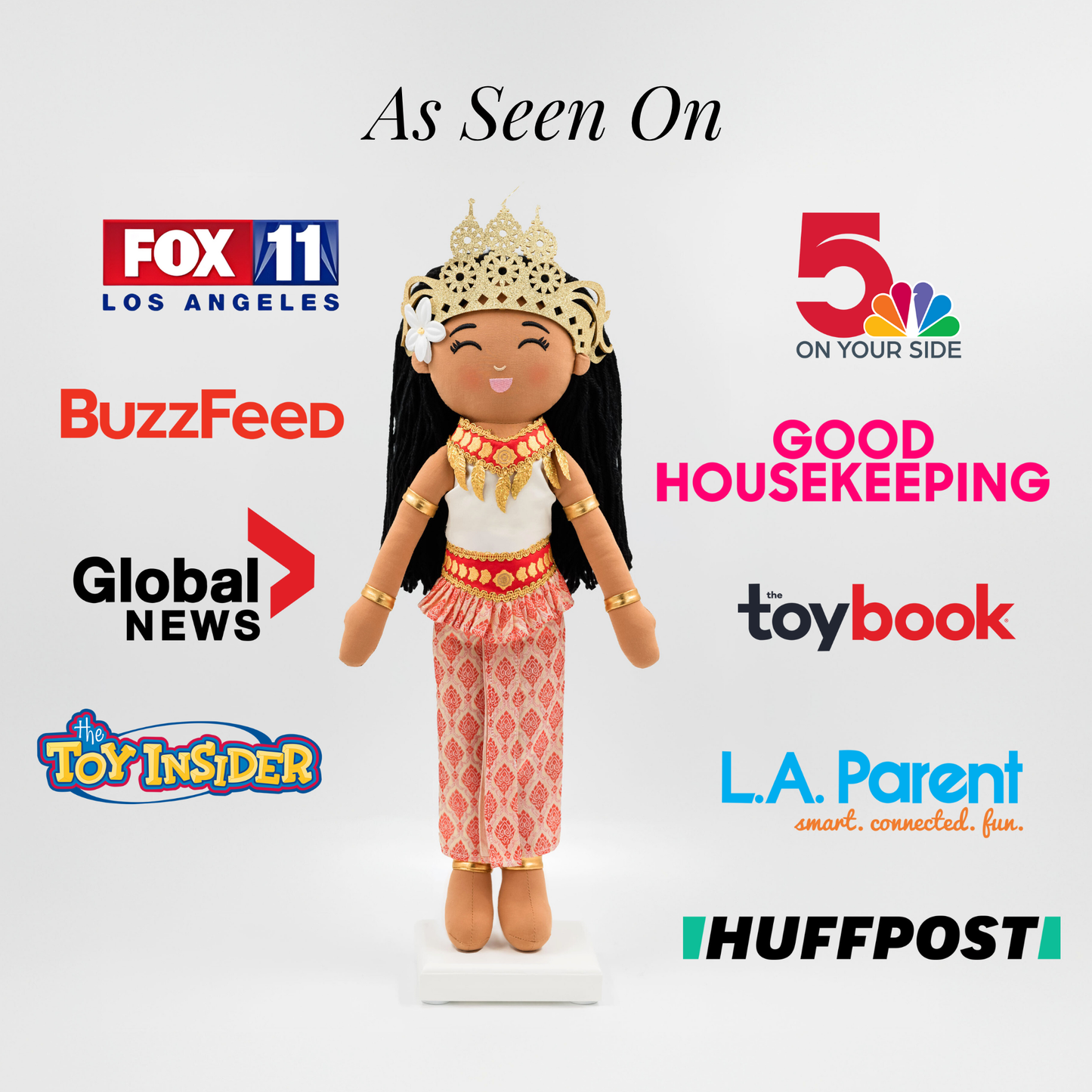 Joeydolls Cambodian 'Soriya' Cultural Doll - Joeydolls