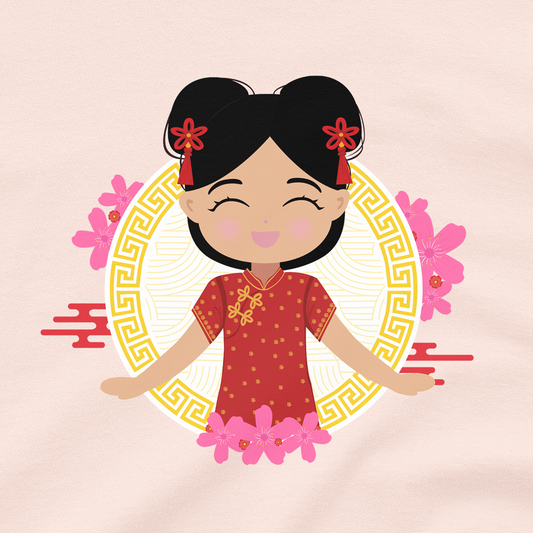 Chinese Cultural Celebration Kids Tee - Soft, Comfy & Stylish