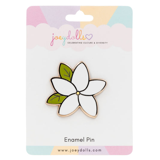 Sampaguita (Philippines Jasmine Flower) Enamel Pin