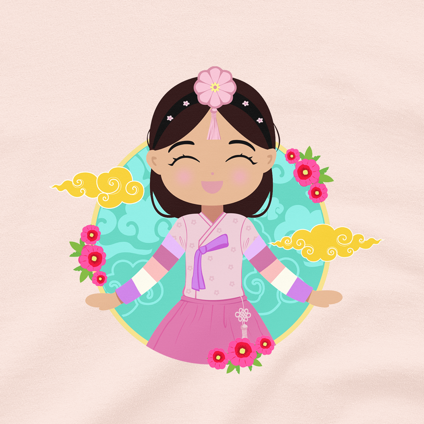 Korean Cultural Celebration Women's Tee - Soft, Stylish & Meaningful