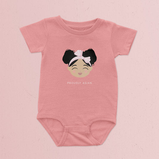 Proudly Asian Baby Onesie - Soft & Comfortable