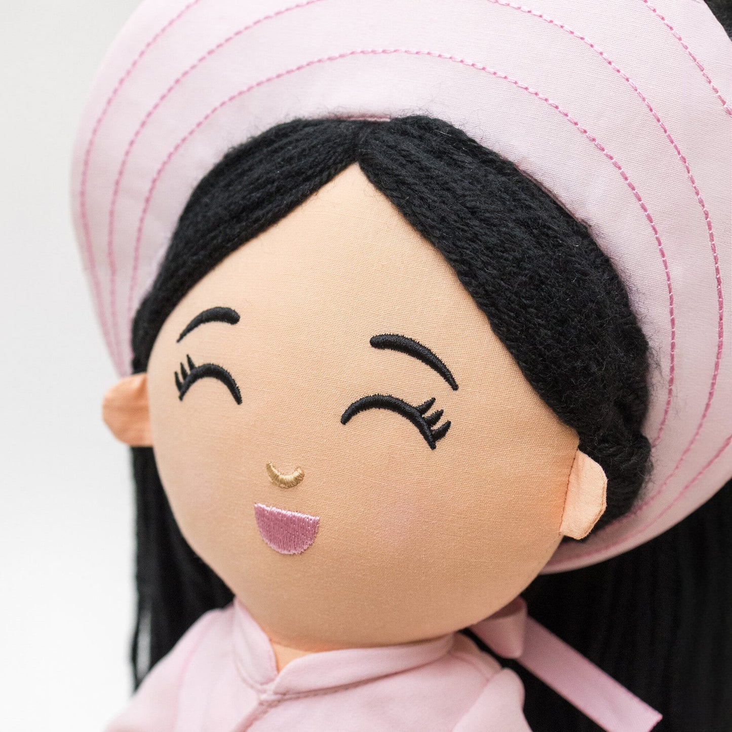Joeydolls Vietnamese 'Thuong' Doll Outfit - Áo Dài & Khăn Đống Set