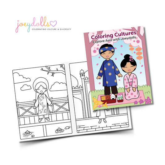 Coloring Cultures: Explore Asia with Joeydolls