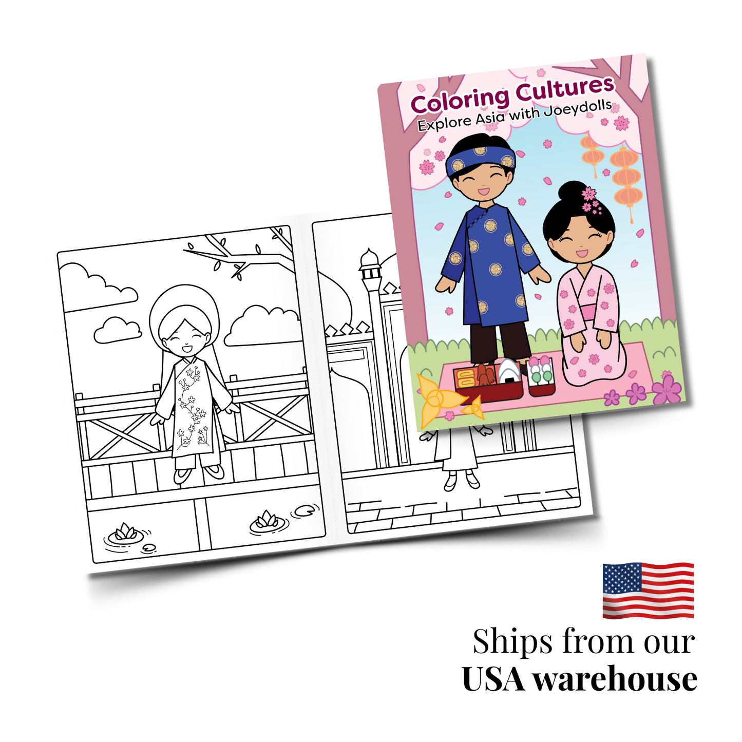 Coloring Cultures: Explore Asia with Joeydolls