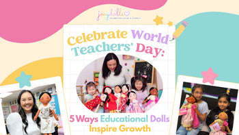 A colorful banner for Joeydolls celebrating World Teachers’ Day.