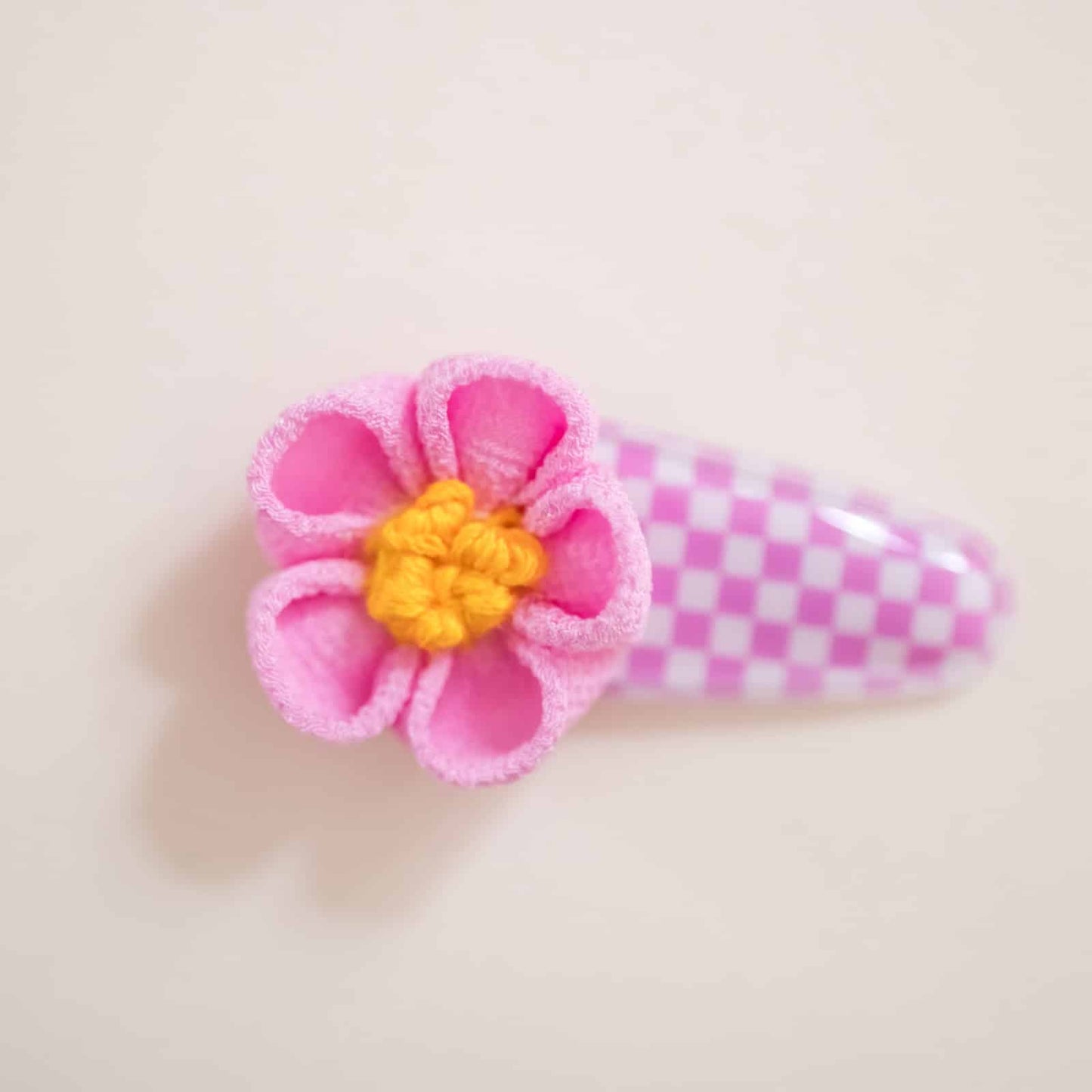 Japanese Children Accessories by Kaori Tavares - Light Pink Flower Hair Clip image