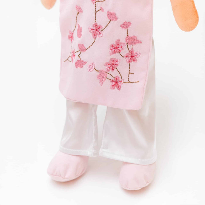 White satin pants for dress-up play