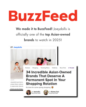 Joeydolls Featured on BuzzFeed! One of 34 Incredible Asian-Owned Brands to Support in 2025