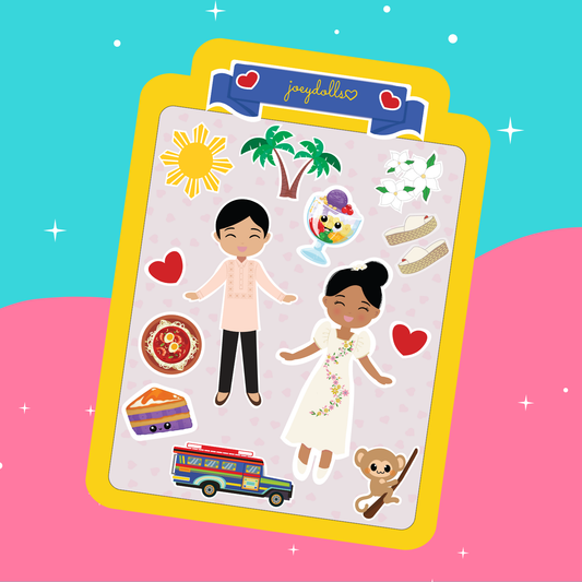 Filipino Cultural Sticker Sheet