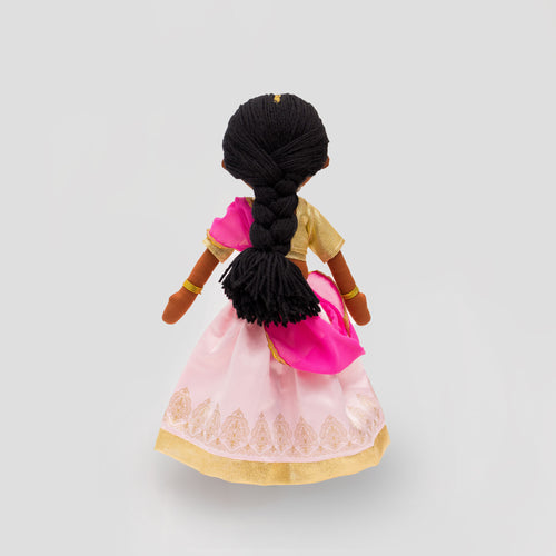 Long braid on Indian 'Kamala' Cultural Doll
