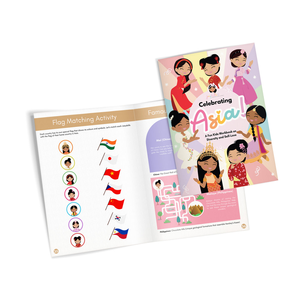 Celebrating Asia Activity Book | Joeydolls Educational