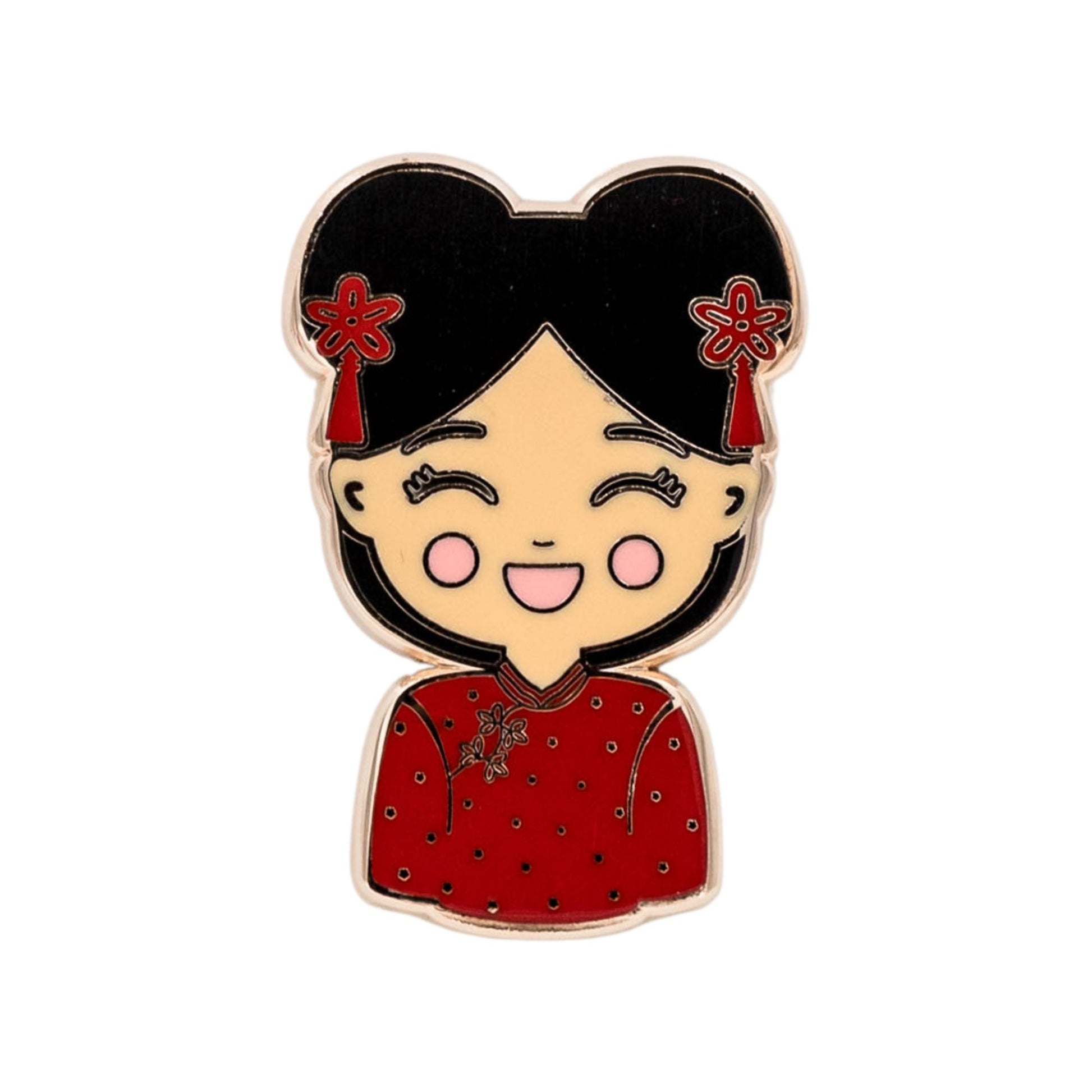 Joeydolls Chinese 'Mei' Enamel Pin