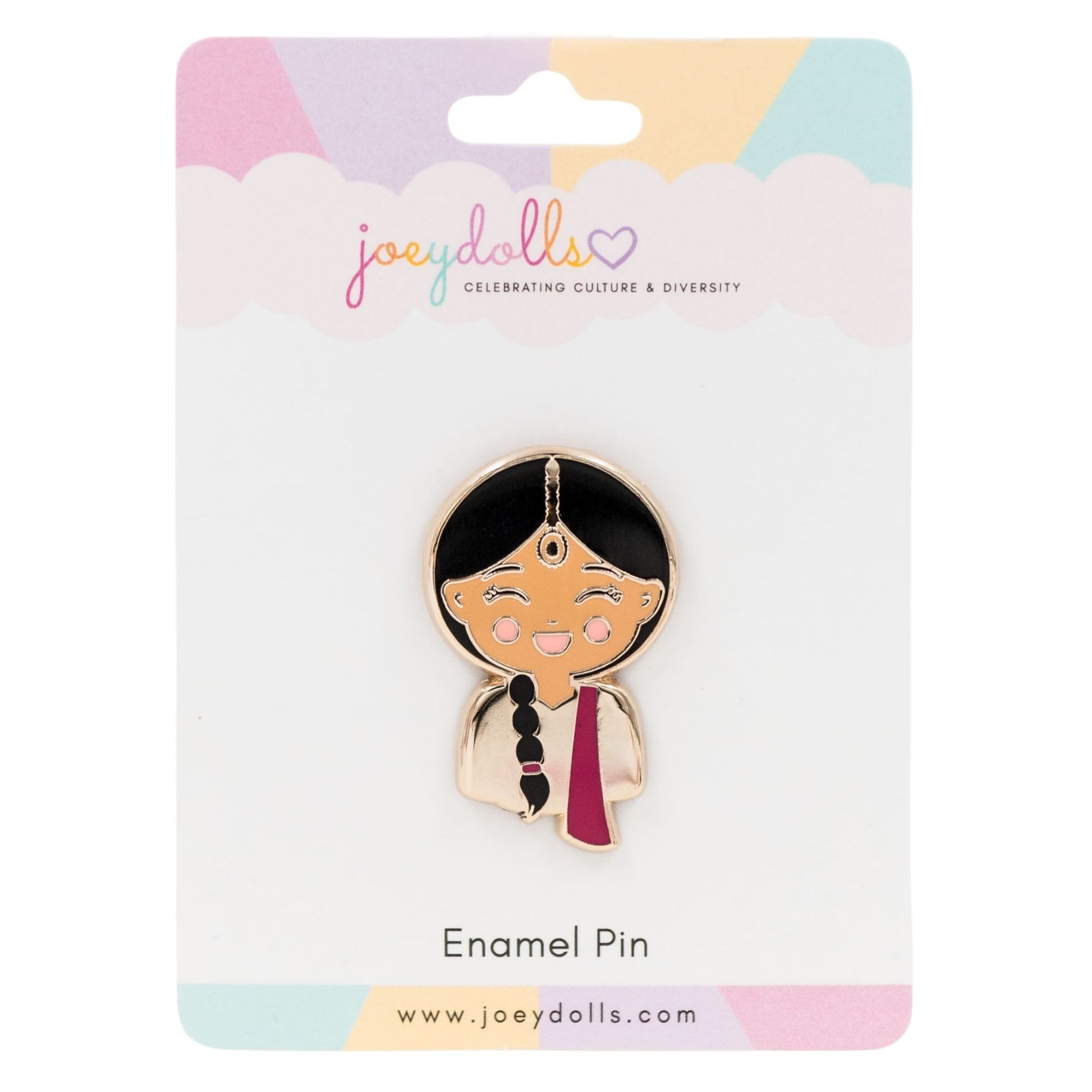 Joeydolls Indian 'Priya' Enamel Pin
