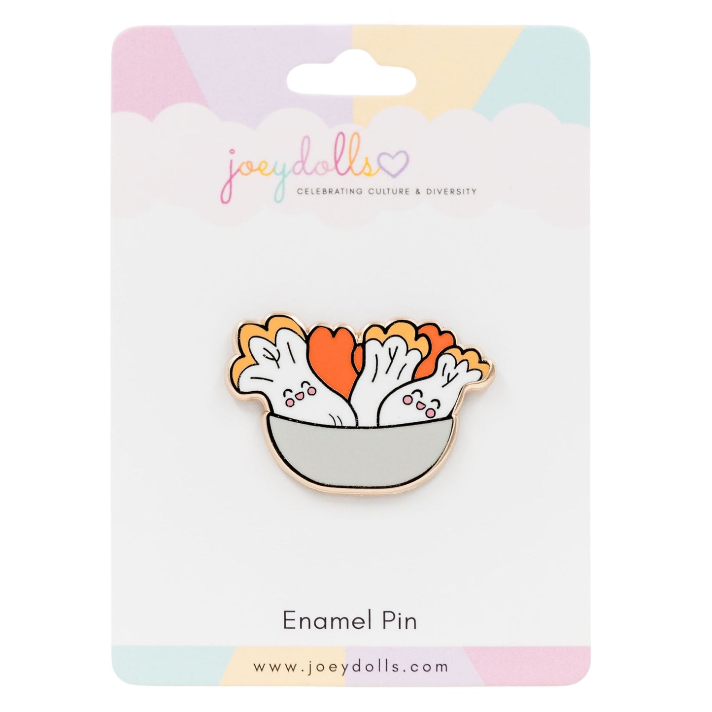 Kimchi (Korean Fermented Cabbage) Enamel Pin