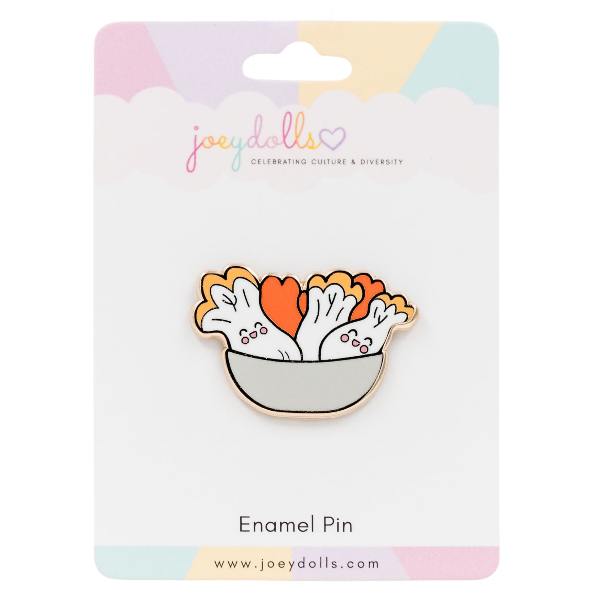 Kimchi (Korean Fermented Cabbage) Enamel Pin