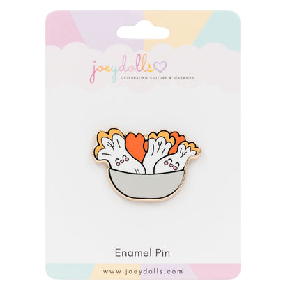 Kimchi (Korean Fermented Cabbage) Enamel Pin