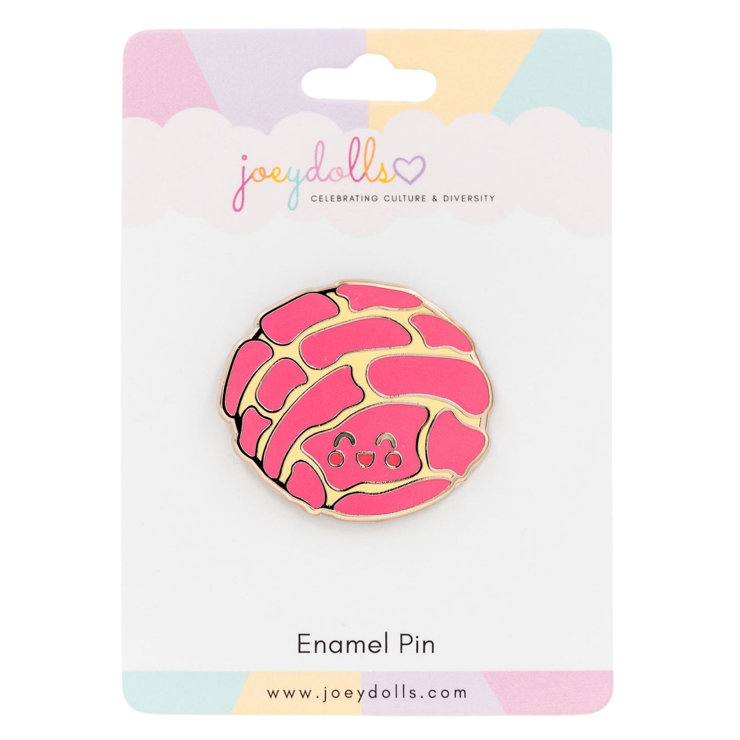 Concha (Mexican Sweet Bread) Enamel Pin