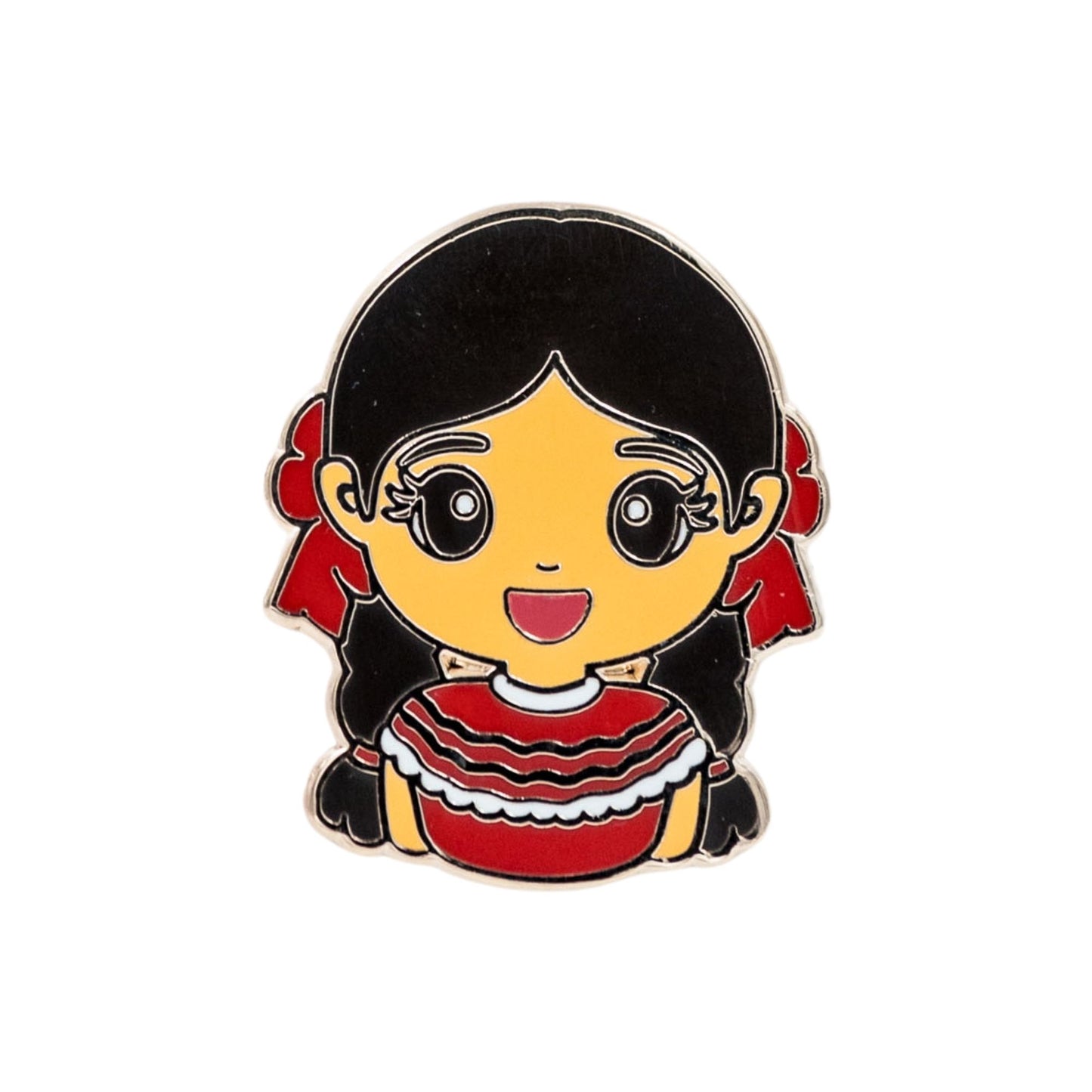 Joeydolls Mexican Girl Enamel Pin
