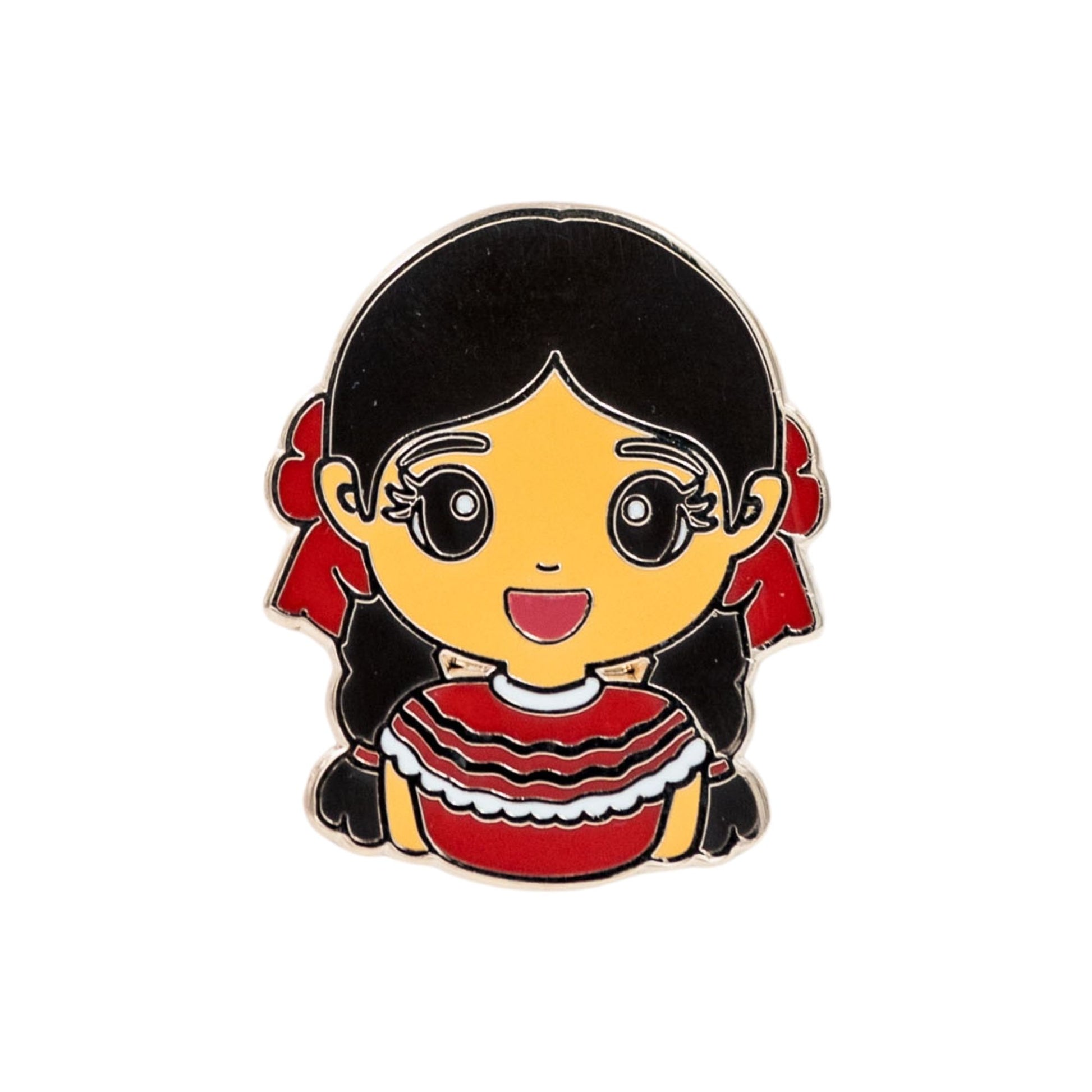 Joeydolls Mexican Girl Enamel Pin