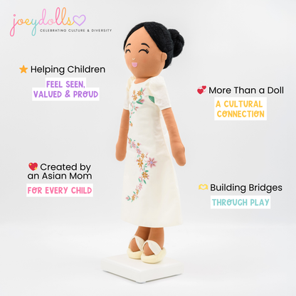 Joeydolls Filipina 'Malaya' Cultural Doll - Joeydolls