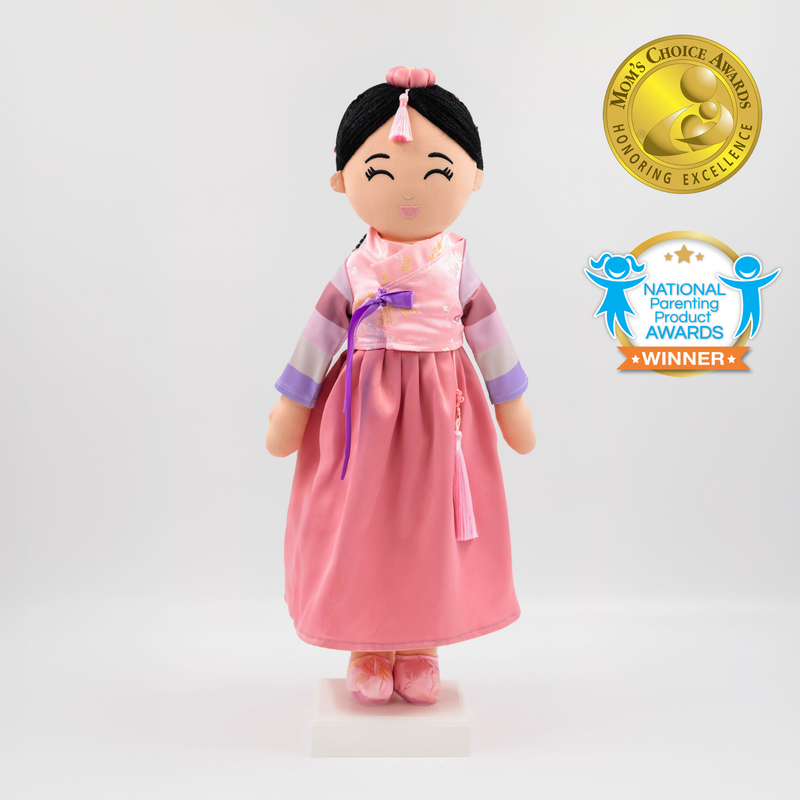 Korean Doll Danbi - 18" Plush Hanbok Cultural Toy