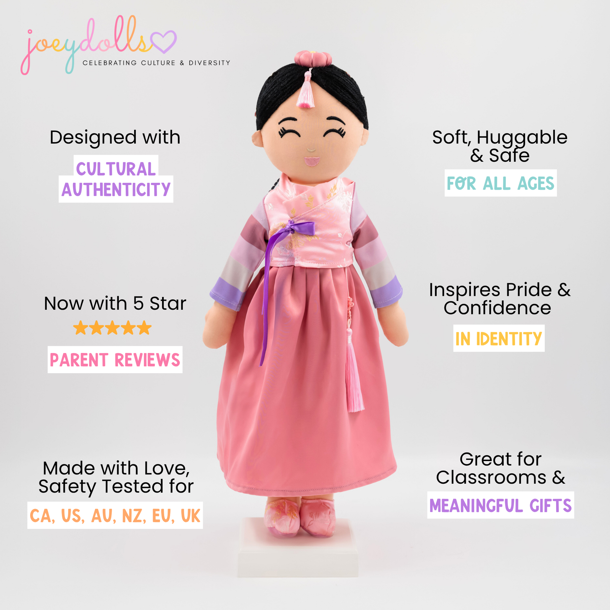 Joeydolls Korean 'Danbi' Cultural Doll - Joeydolls
