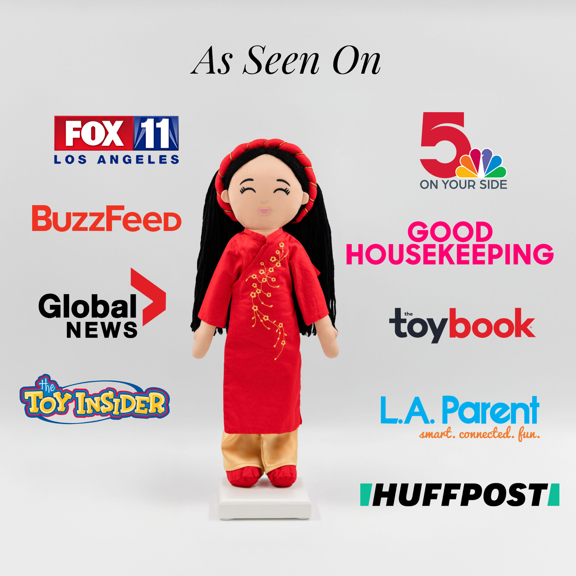 Joeydolls Vietnamese 'Hoa' Cultural Doll - Joeydolls