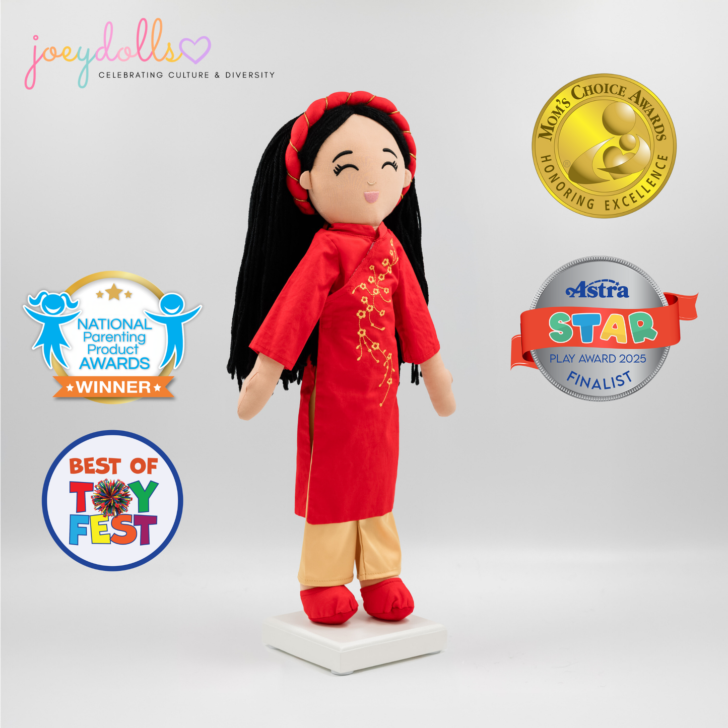 Joeydolls Vietnamese 'Hoa' Cultural Doll - Joeydolls