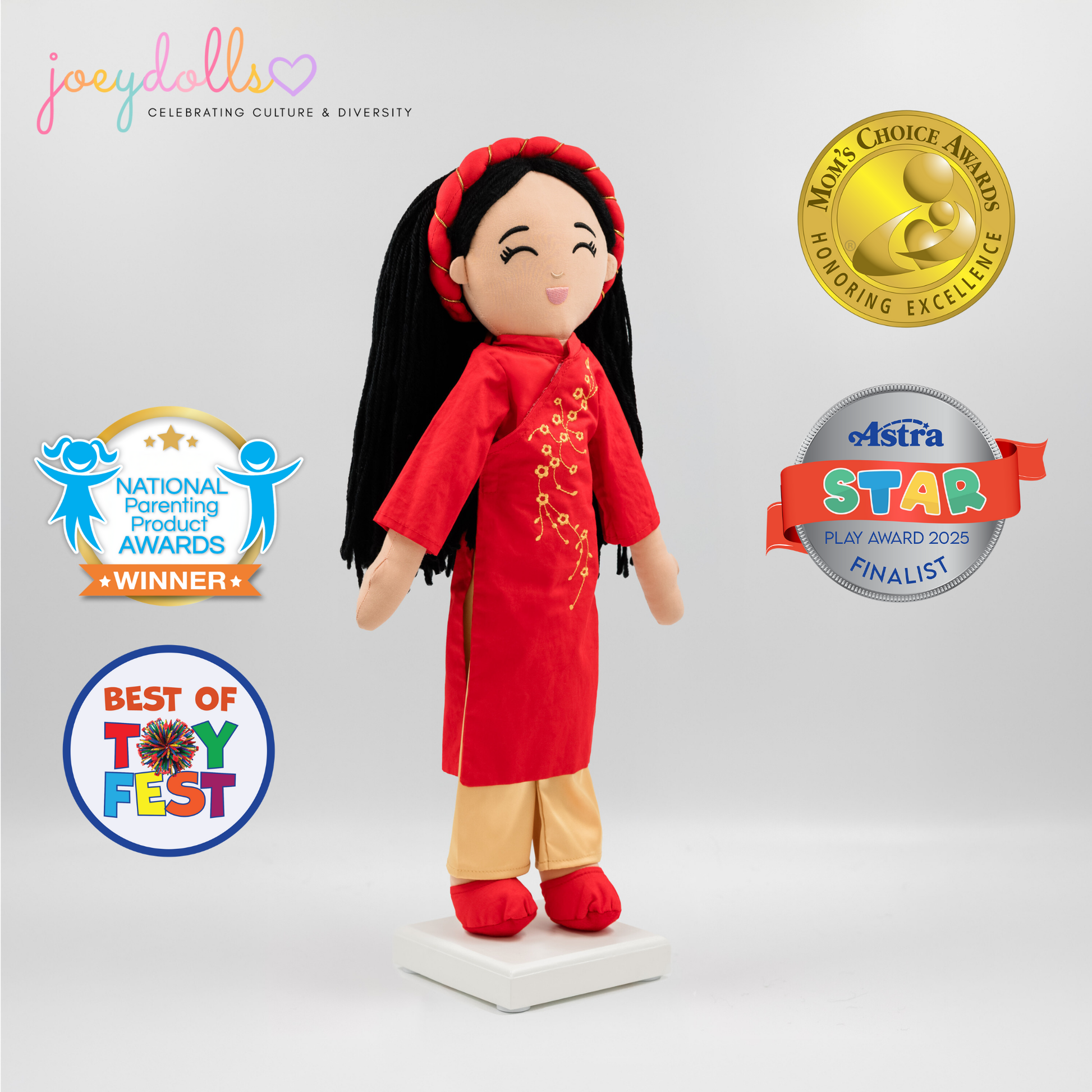 Joeydolls Vietnamese 'Hoa' Cultural Doll - Joeydolls