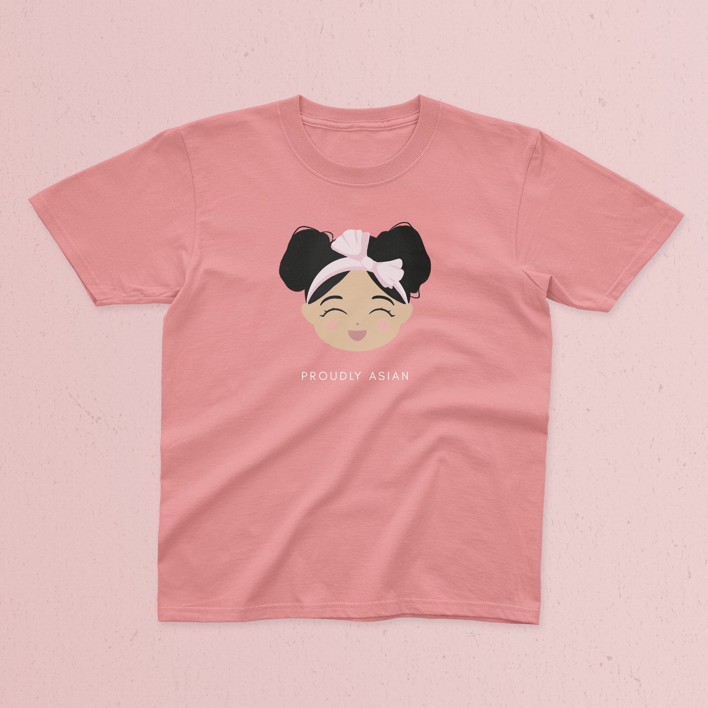 Proudly Asian Girl Kids T-Shirt