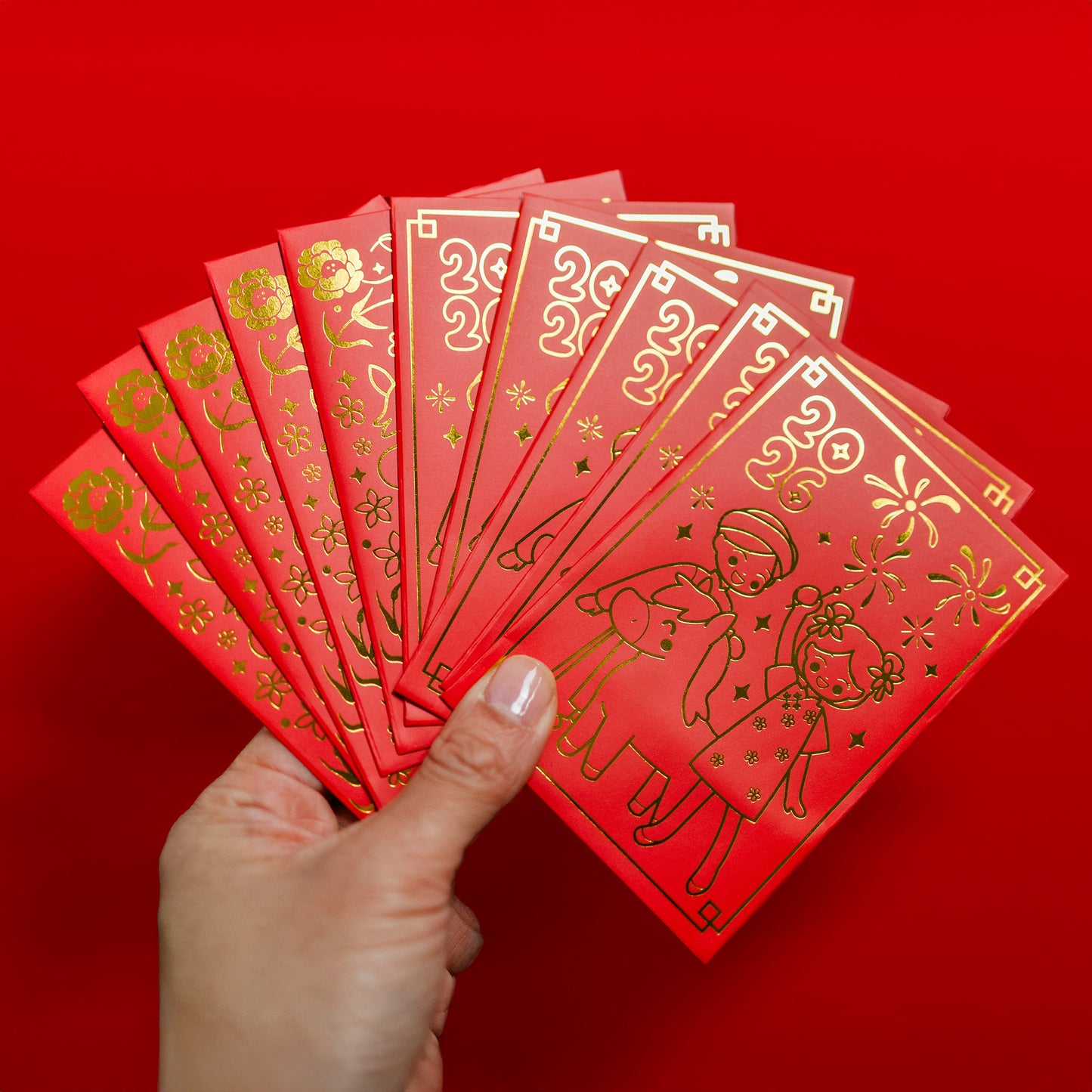 2026 Year of the Horse Red Envelopes (10-Pack)