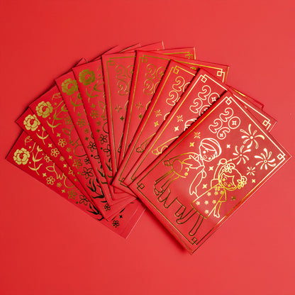 2026 Year of the Horse Red Envelopes (10-Pack)