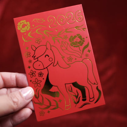 2026 Year of the Horse Red Envelopes (10-Pack)