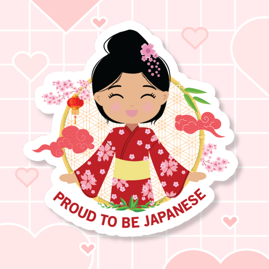 Proud to be Japanese Die-Cut Sticker