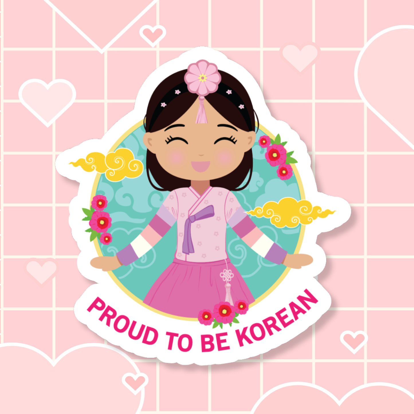 Proud to be Korean Die-Cut Sticker