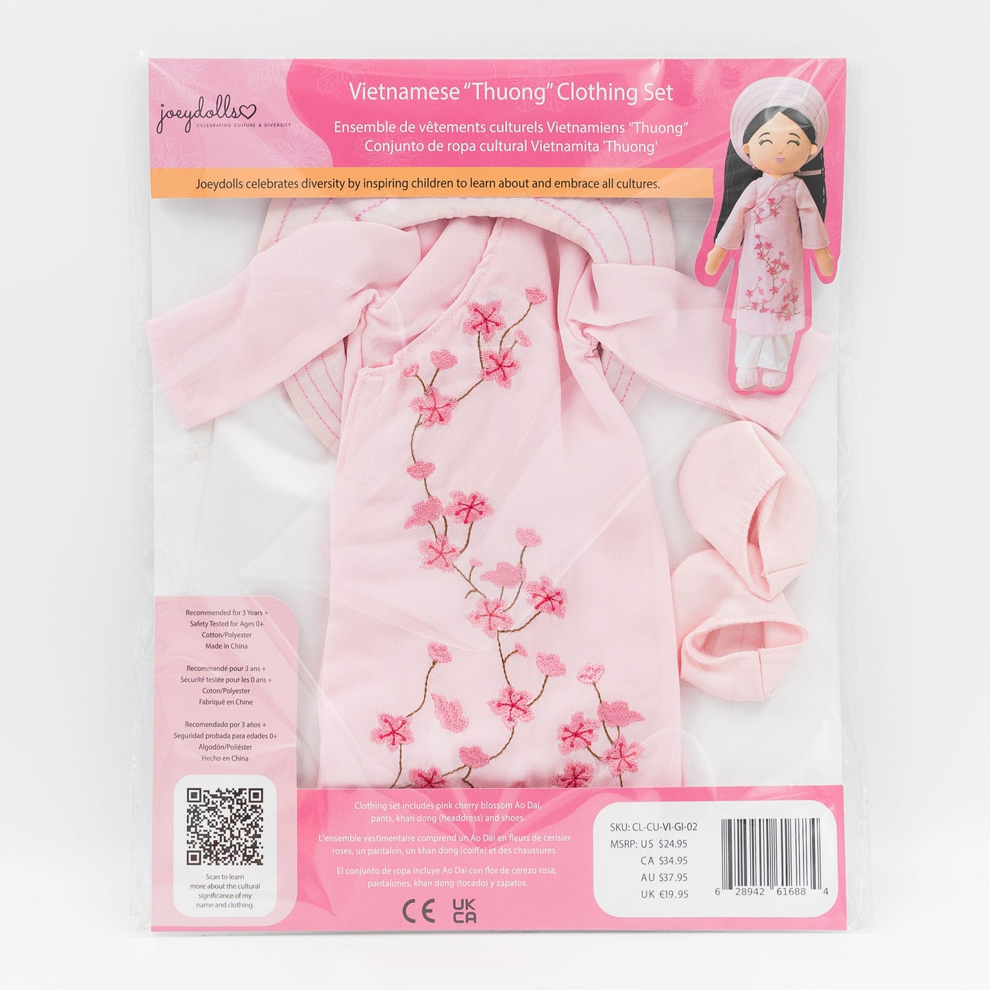 Vietnamese 'Thuong' Cultural Clothing Set