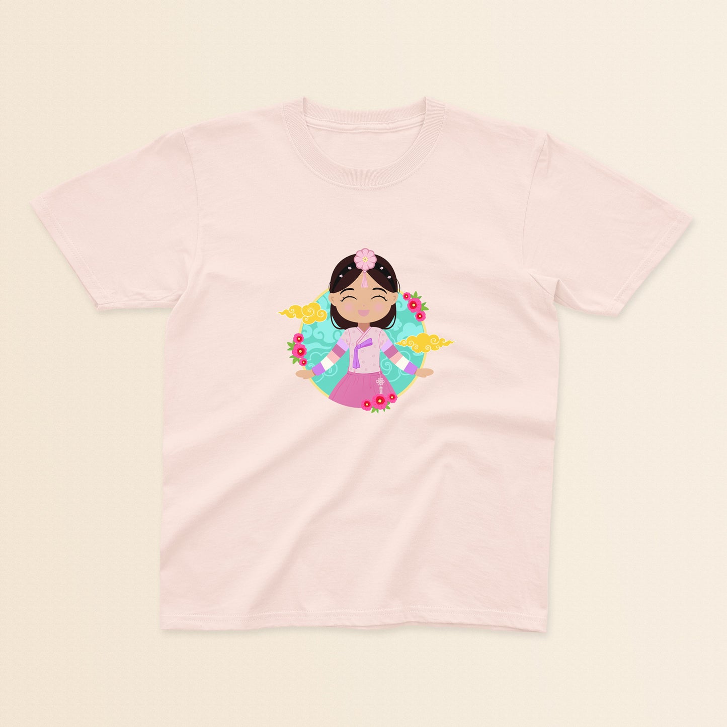 Korean Cultural Celebration Kids Tee image 0