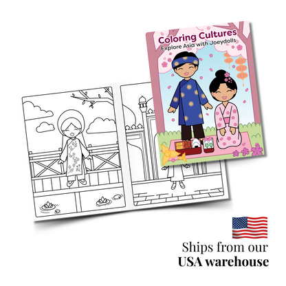 Coloring Cultures: Explore Asia with Joeydolls