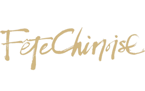 The word 'FeteChinoise' written in a gold cursive brush script on a plain white background.