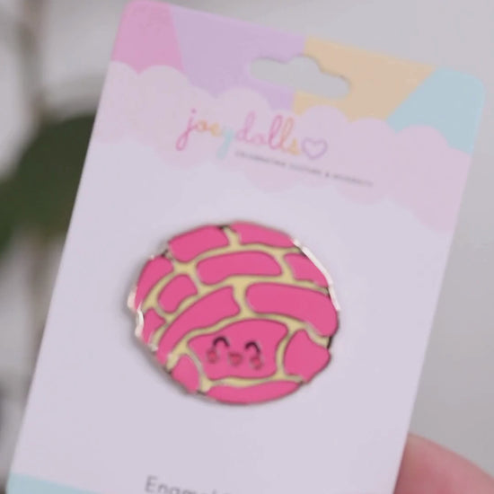 Concha (Mexican Sweet Bread) Enamel Pin