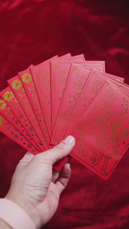 2026 Year of the Horse Red Envelopes (10-Pack)